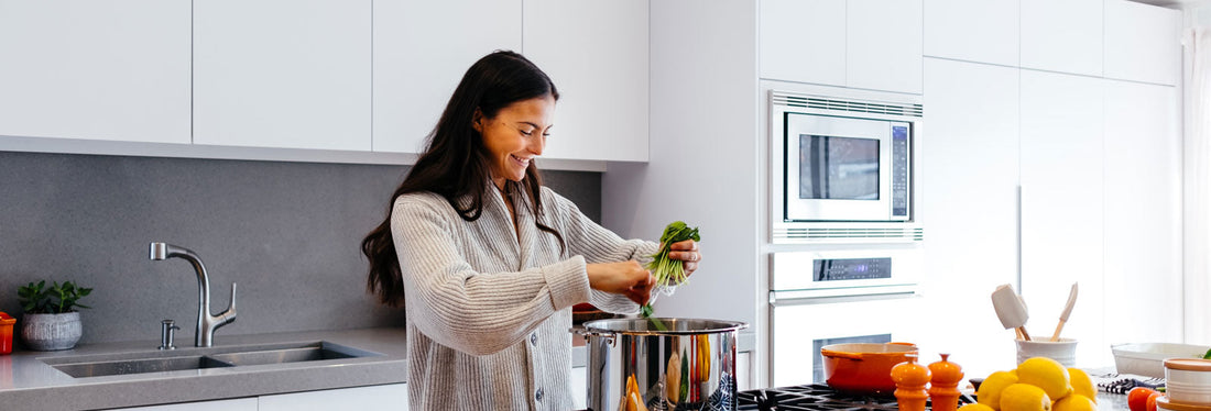 Woman cooking