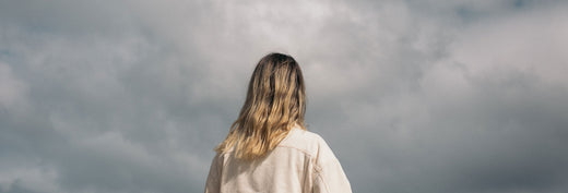 Woman looking at the sky