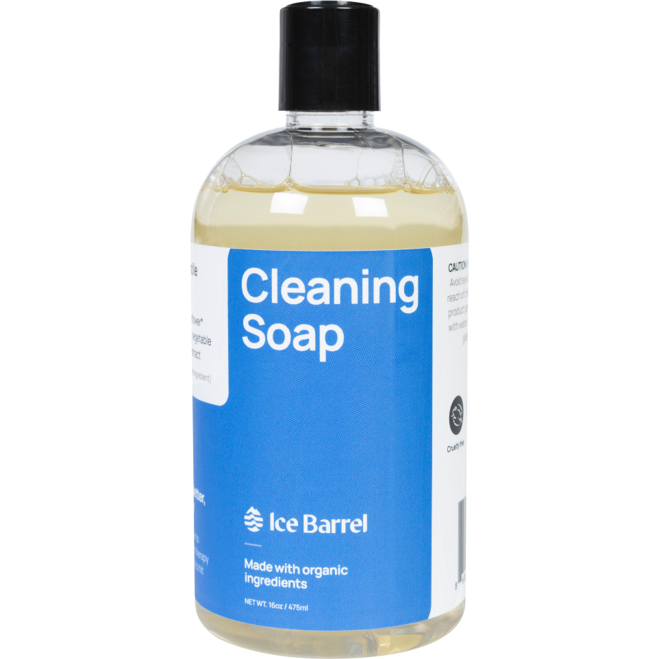 Bottle of cleaning soap